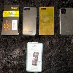 Phone cases and screen protectors